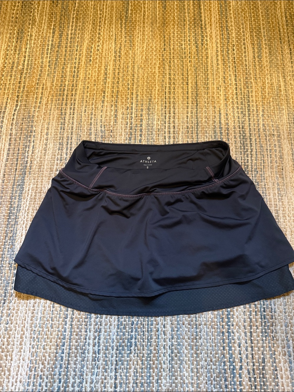 Athleta Black Performance Skort with Built-In Shorts